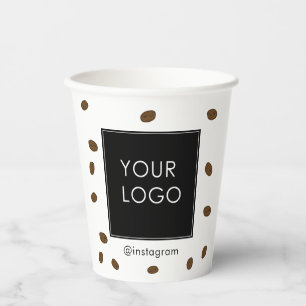 Coffee To Go Cafe Shop Kafeteria Business Logo Paper Cups