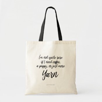 Coffee Tote Bag by Lion_Brand_Yarn at Zazzle