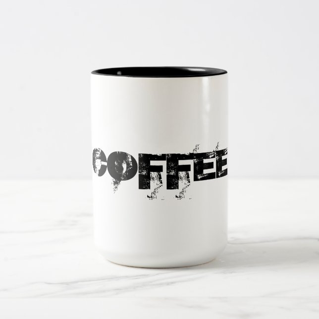 Coffee Two-Tone Coffee Mug (Center)