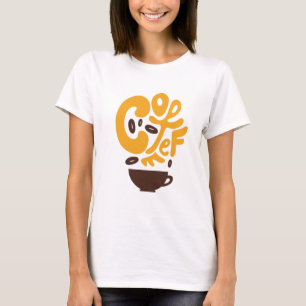 Coffee Typography for coffee lover T-Shirt