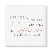 Coffee Typography Modern Café Style Coffee Lover 