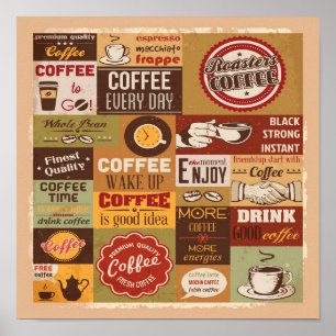 Coffee Typography Poster