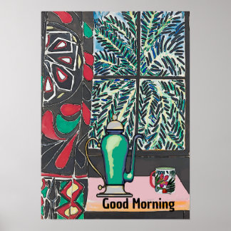 Coffee Under Window, after Matisse Poster