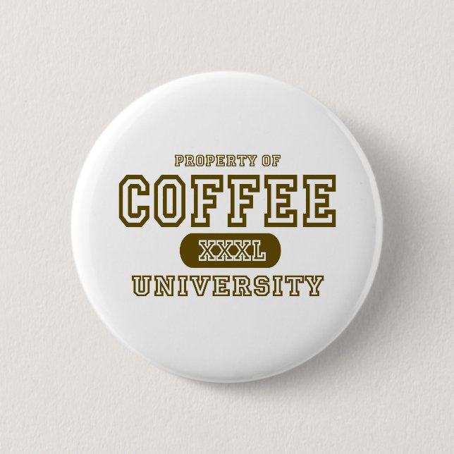 Coffee University Button (Front)