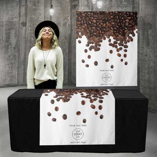 Coffee Vendor Pop Up Shop Table Runner Banner Logo Tapestry (Coffee Vendor Pop Up Shop Table Runner Banner Logo Tapestry)