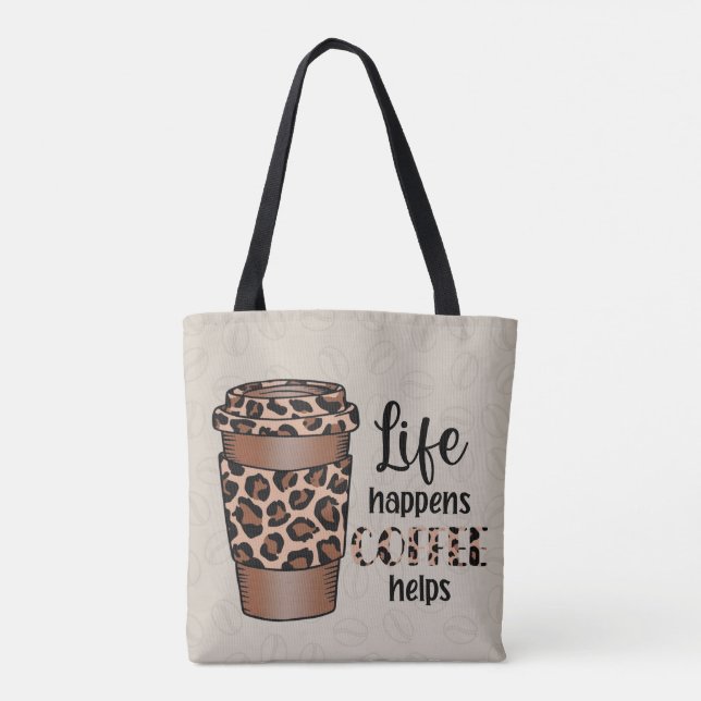 Coffee Vibe Tote Bag (Back)