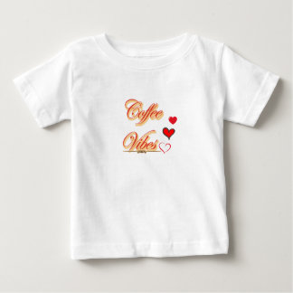  "Coffee Vibes: Textual Tranquility" Baby T-Shirt
