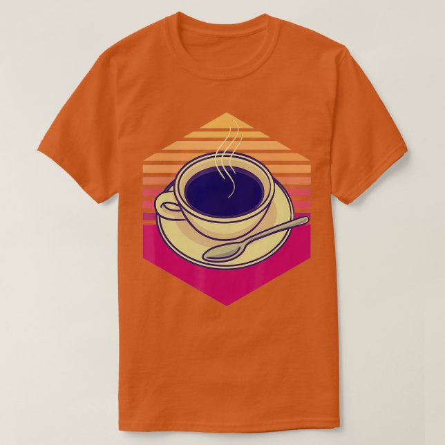 Coffee Vintage Barista T-Shirt (Design Front)