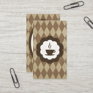coffee vintage business card