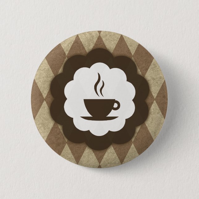 coffee vintage button (Front)