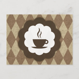 coffee vintage postcard