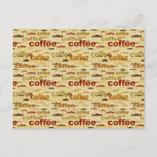 Coffee Wallpaper Postcard