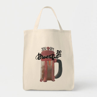 Coffee Watercolor Tote Bag