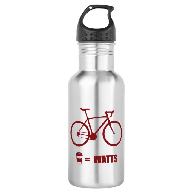 Coffee = Watts Stainless Steel Water Bottle (Front)