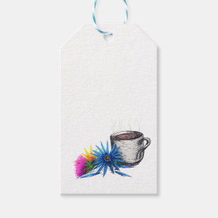 Coffee & Wildflowers Gift Tags