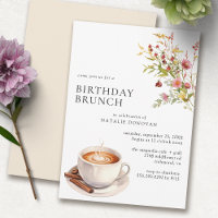 Coffee Wildflowers | Modern Floral Birthday Brunch