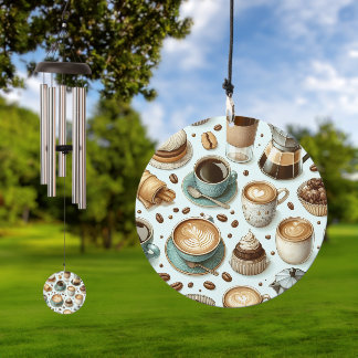 coffee wind chime