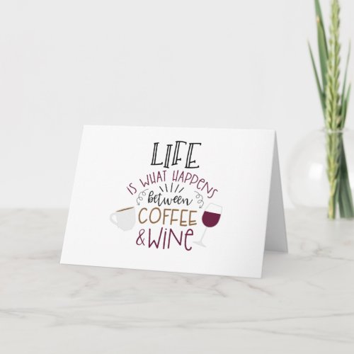 Coffee  Wine Card