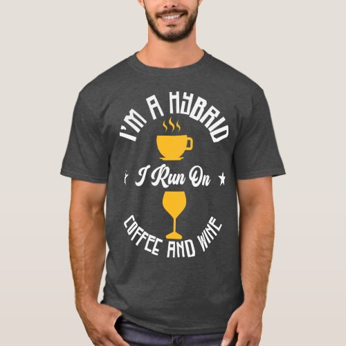 Coffee Wine Hybrid Alcohol Coffee Addict  T_Shirt