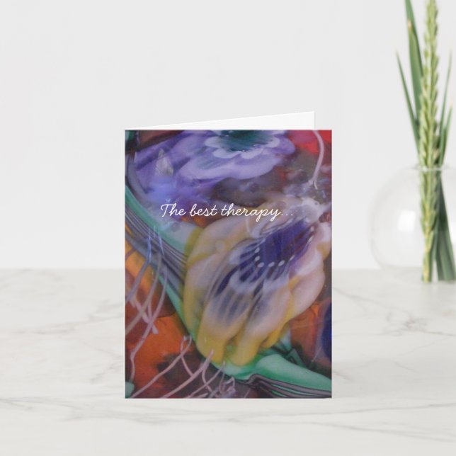 Coffee with a Friend is Therapy Card (Front)