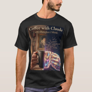Coffee with Claude Men's T-shirt