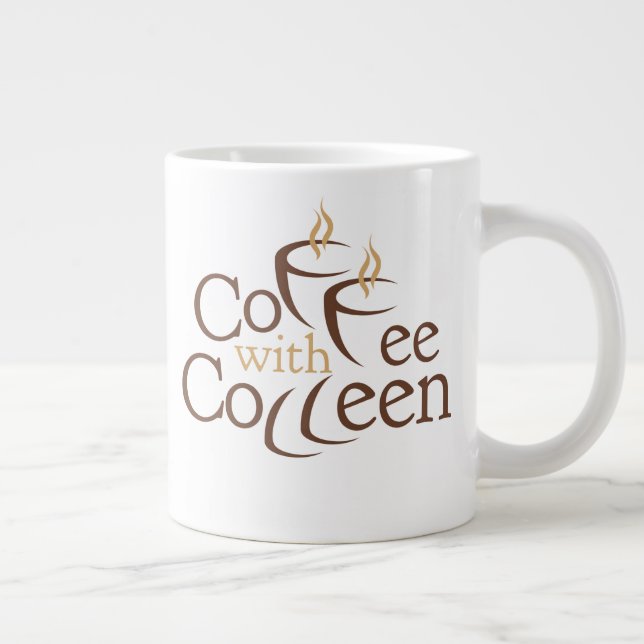 Coffee with Colleen Mug with Motif (Right)