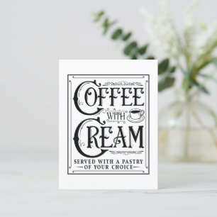 Coffee with Cream     Postcard
