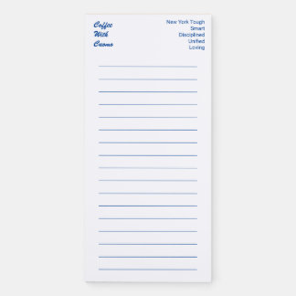 Coffee With Cuomo New York Tough Notepad