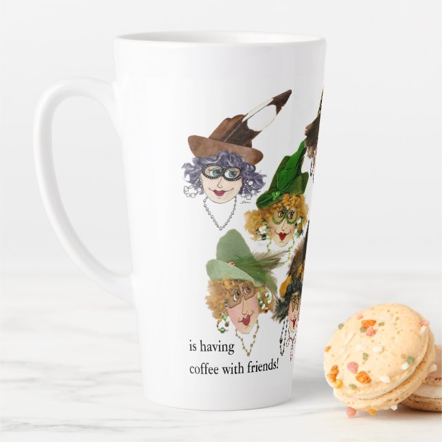 Coffee with Friends tall 17 oz. Latte Mug