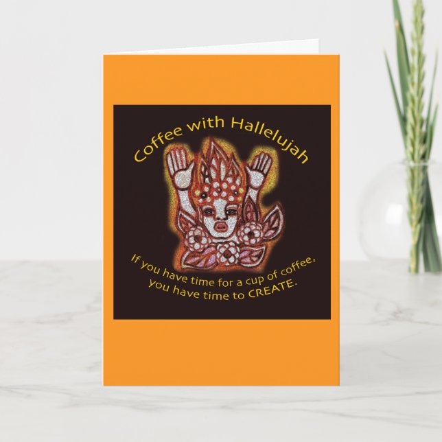 Coffee with Hallelujah Card (Front)