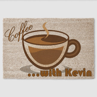 Coffee with Kevin Coir Mat