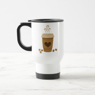 Coffee with love travel mug