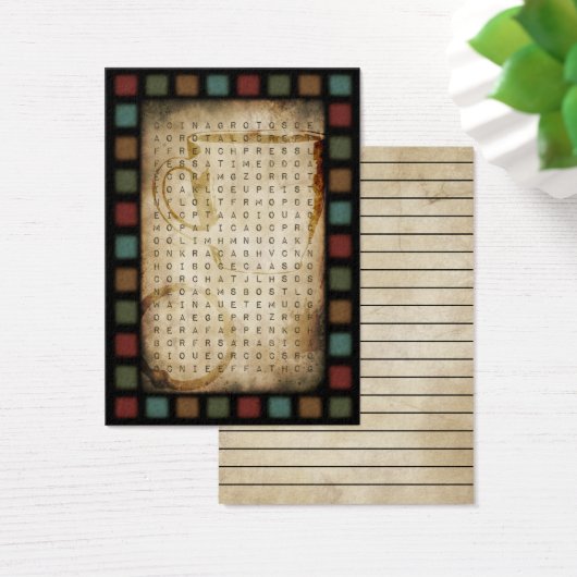 coffee word search (Desk)