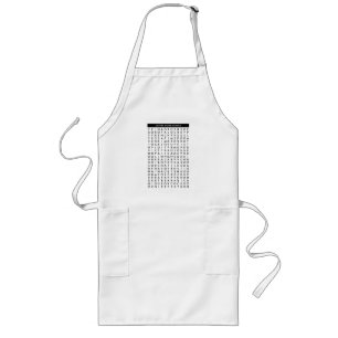 coffee word search puzzle long apron