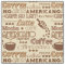 Coffee Words Fabric