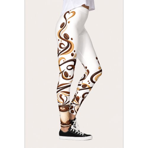 Coffee Workout Leggings for Women