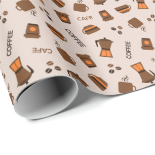 Coffee Wrapping Paper