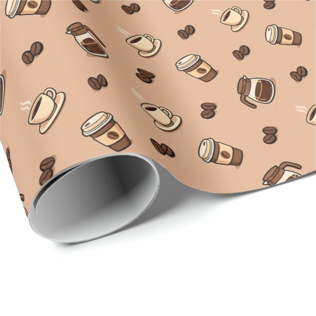 Coffee Wrapping Paper (Roll Corner)