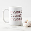 Coffee written in binary code mug | Zazzle