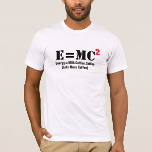 Coffee Yoga Wine E Equal To MC Square Funny Shirt