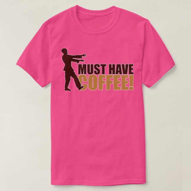 Coffee zombie T-Shirt (Design Front)
