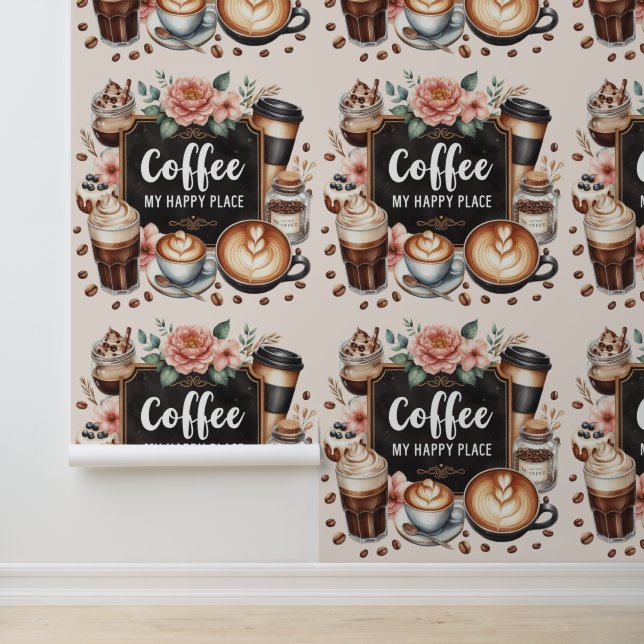 Coffeecore Wallpaper Sticky Feature Wall Kitchen  Wallpaper (Application)
