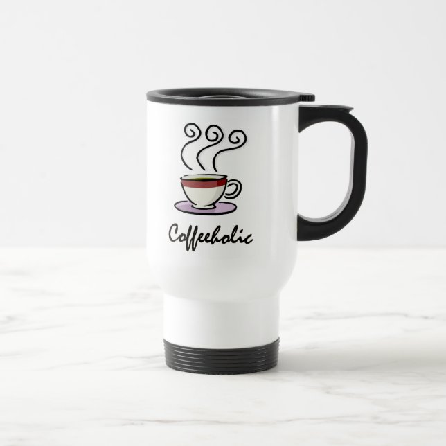 coffeeholic travel mug (Right)