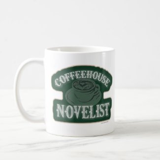 Coffeehouse Novelist Encouragement Author Logo