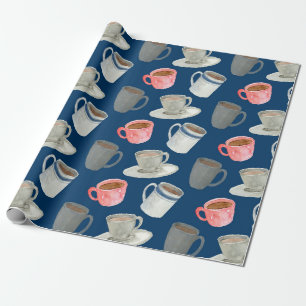 Coffeehouse Vibes Wrapping Paper