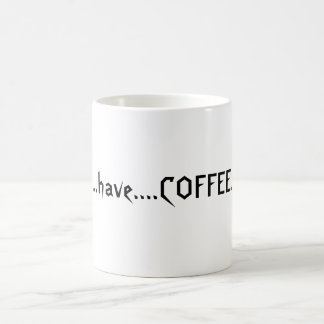 Coffeelover's slogan color morph mug