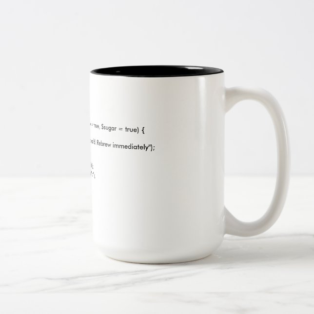 CoffeeMug PHP Class Two-Tone Coffee Mug (Right)