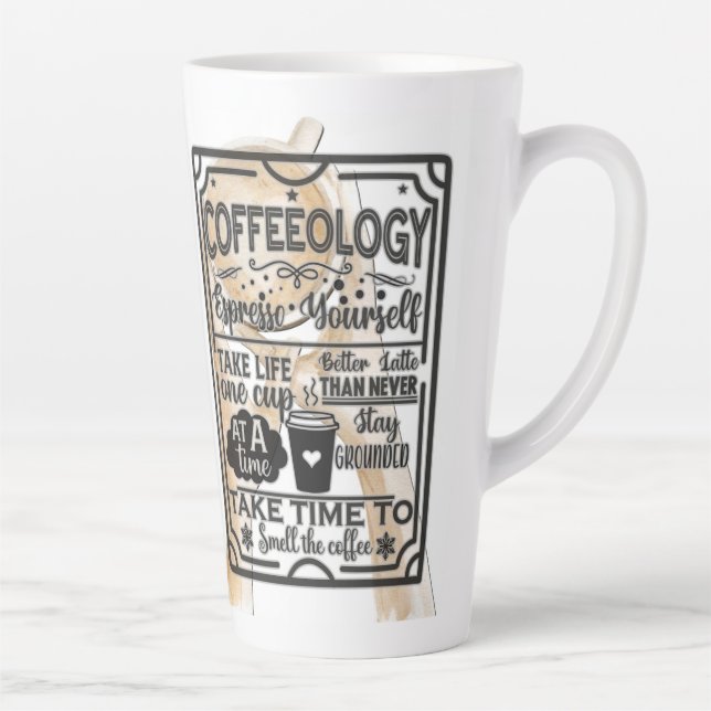 Coffeeology Latte Mug (Right)