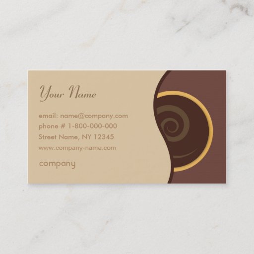Customizable CoffeeShop Business Card Template