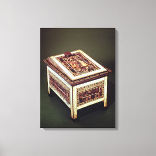 Coffer, from the Tomb of Tutankhamun Canvas Print